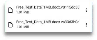 Asynchronous sync file handling